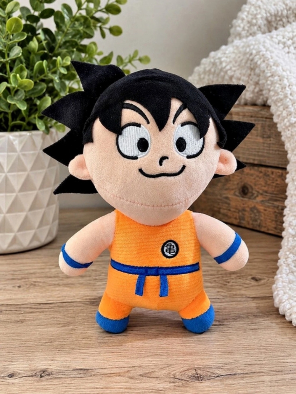 🧡 Dragon Ball Son Goku Chibi Plush – 25 cm 🧡